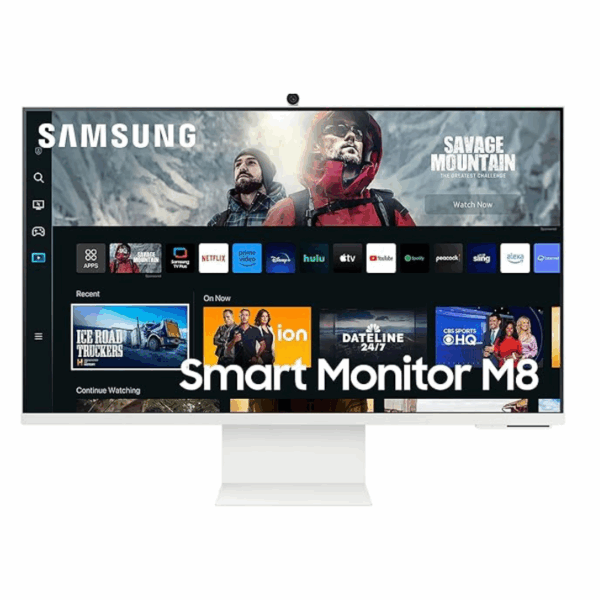 Samsung 32" 4K Smart Monitor M8 M80C, Iconic Slim Design, White LS32CM801UMXUE