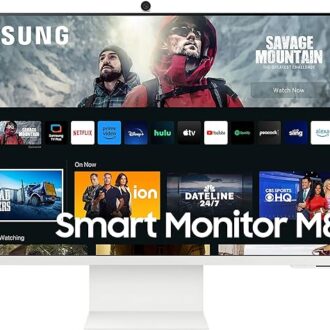 Samsung 32" 4K Smart Monitor M8 M80C, Iconic Slim Design, White LS32CM801UMXUE