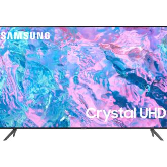 Samsung 50" LED Crystal UHD 4K Smart TV Frameless, Samsung Smart Hub, PurColor, Crystal Processor with 4K UHD Upscaling, Motion Xcelerator, Mega Contrast HDR, Object Tracking Sound Lite, Q-Symphony 50CU7000