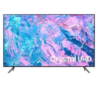 Samsung 50" LED Crystal UHD 4K Smart TV Frameless, Samsung Smart Hub, PurColor, Crystal Processor with 4K UHD Upscaling, Motion Xcelerator, Mega Contrast HDR, Object Tracking Sound Lite, Q-Symphony 50CU7000