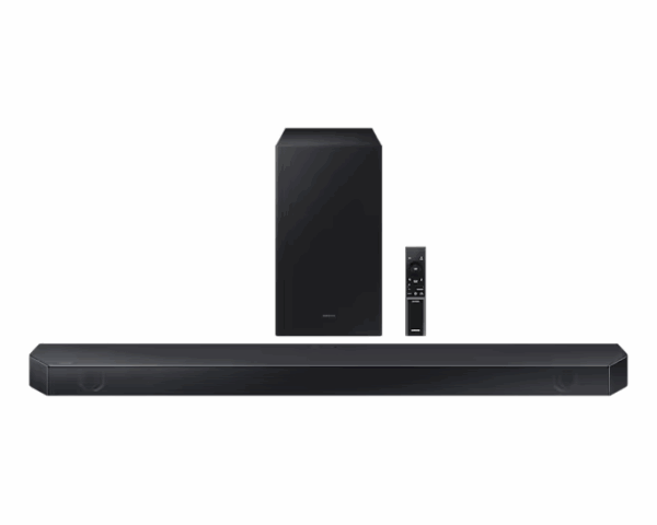 Samsung Home Theatre Q Series 3.1.2ch, 0.5W, Dolby Atmos_DTS-X, Q-Symphony, Adaptive Sound, Synergy with QLED, Wireless Bluetooth Subwoofers HW-Q600C/ZN