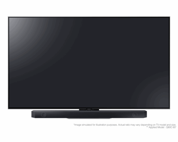 Samsung Home Theatre Q Series 3.1.2ch, 0.5W, Dolby Atmos_DTS-X, Q-Symphony, Adaptive Sound, Synergy with QLED, Wireless Bluetooth Subwoofers HW-Q600C/ZN