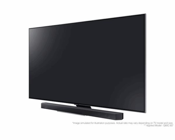 Samsung Home Theatre Q Series 3.1.2ch, 0.5W, Dolby Atmos_DTS-X, Q-Symphony, Adaptive Sound, Synergy with QLED, Wireless Bluetooth Subwoofers HW-Q600C/ZN
