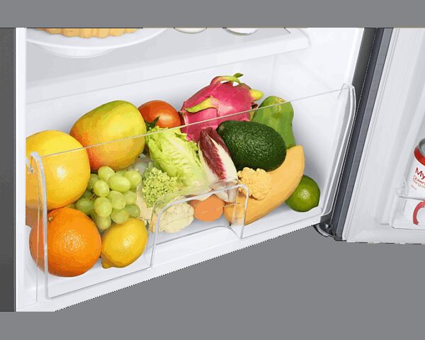 Samsung Refrigerator 176L Single Door, Direct Cool, Anti Fungal Gasket, Metal Graphite RR18T1001SA