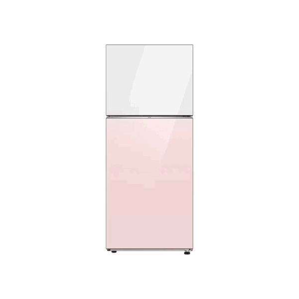Samsung Refrigerator 393L Double Door Top Freezer Bespoke, SmartThings AI Energy Mode, Spacemax White/Pink RT38CB66218CUT