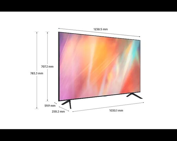 Samsung 65" LED 4K Crystal UHD Smart TV, Crystal Processor 4K, Motion Xcelerator, PurColour, PC on TV, Bezeless Design 65AU7000