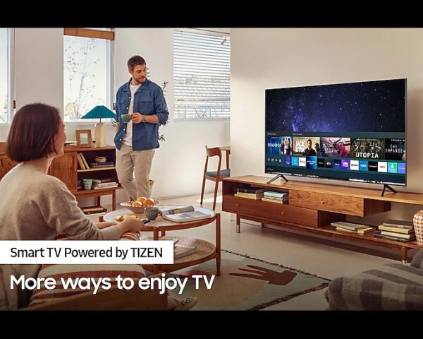 Samsung 43" LED 4K Crystal UHD Smart TV, Crystal Processor 4K, Motion Xcelerator, PurColour, PC on TV, Bezeless Design 43AU7000