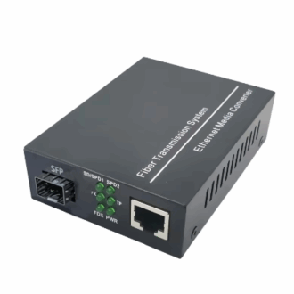 Fiber Optical Media Converter 1 Port SFP to 1 RJ45 Gigabit Optical Fiber Ethernet 10/100/1000M