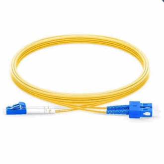 Fiber Optic Patch cords LC/UPC-SC/UPC Single Mode Duplex 3 Meters G657A1-LSZH