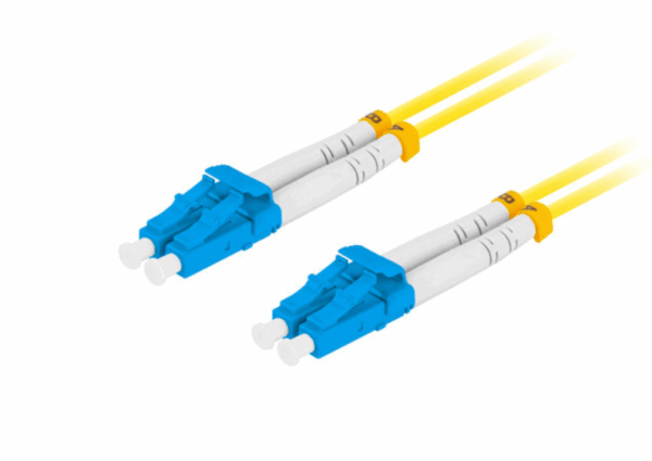 Fiber Patch Cord LC/UPC-LC/UPC Single Mode Duplex 5 Meters G657A1 LSZH