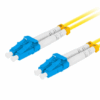 Fiber Optic Patch Cord LC/UPC-LC/UPC Single Mode Duplex 2 Meters G657A1-LSZH
