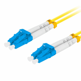 Fiber Optic Patch Cord LC/UPC-LC/UPC Single Mode Duplex 2 Meters G657A1-LSZH