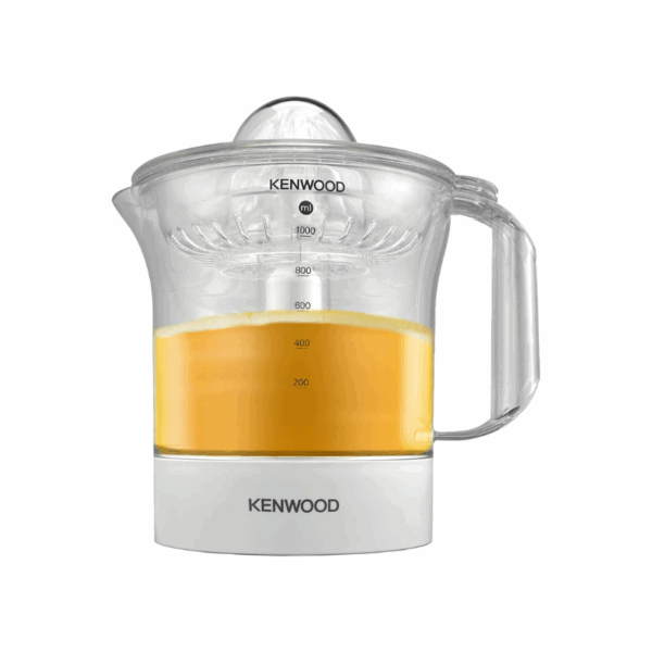 Kenwood Citrus Juicer 40W Juice Extractor with 1L Transparent Juice Jug Dust Cover 2 Way Rotation Cord Storage for Home Office Restaurant & Cafeteria JE280A