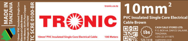 Tronic 10mm Single Core Cable