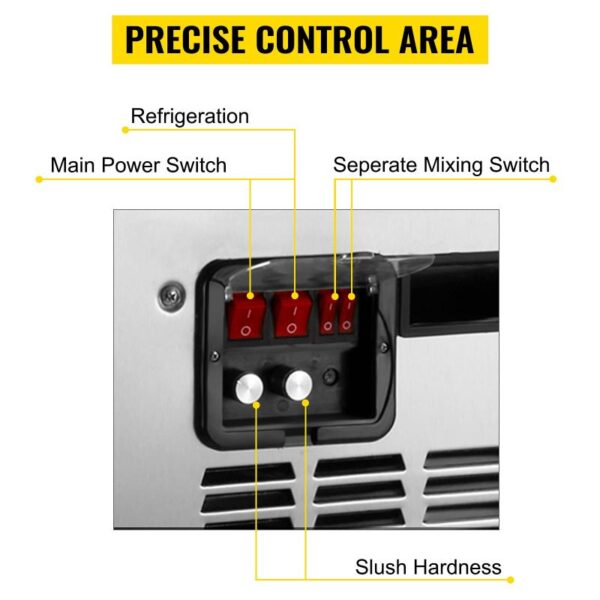 Generic Commercial Slush Machine 45L (15Lx3Tanks)