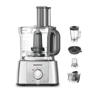 Kenwood Food Processor 1000W Multi-Functional With 3 Stainless Steel Disks Blender Grinder Mill Juicer Extractor Whisk Dough Maker Citrus Juicer FDP65.750WH