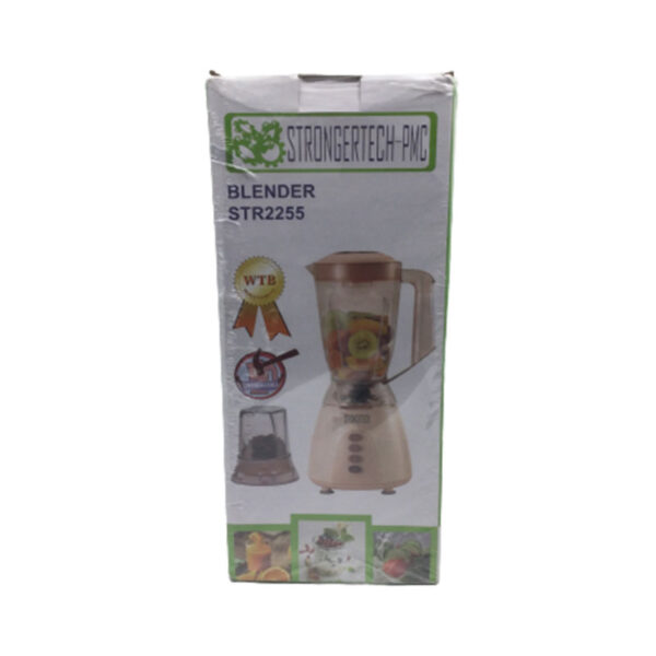 Strongertech PMC Blender 1.5L Unbreakable Jar with Mill 350W 2 Speeds + Pulse STR2255