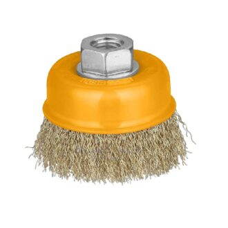 Ingco Cup Wire Brush With Nut 75mm WB10751