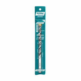 Total Straight Shank Drill Bit Masonry 8mm x 150mm TAC210802