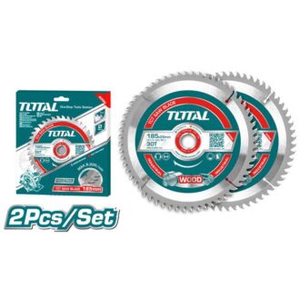 Total Circular Saw Blade 7¼" for Wood 2pcs TAC231410