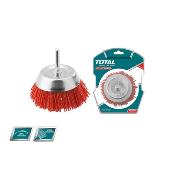 Total Wire Brush Circular 75mm TAC33035