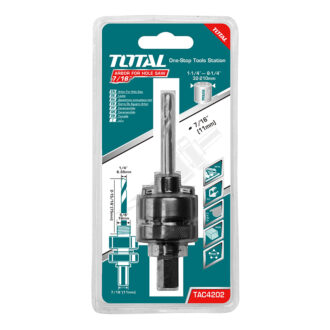 Total Hole Saw Arbor Hex Shank 32mm to 210mm TAC4202
