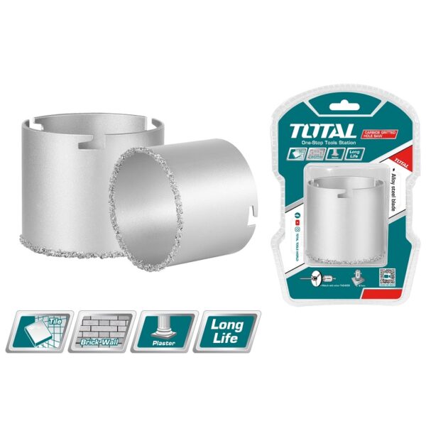 Total Hole Saw 53mm Carbide Gritted TAC440531
