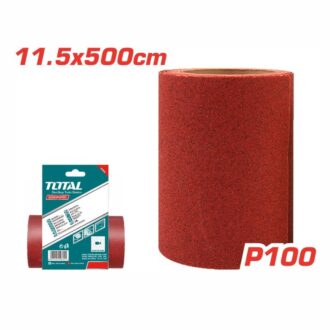 Total Sand Paper Suitable for Sanding Wood, Wall and Metal 11.5 x 500cm P100 TAC761004