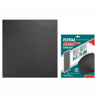 Total Waterproof Sand Paper for Sanding Wood, Wall, Paint, Plastic, Stone, Metal, and Glass 230 x 280mm P180 TAC7718001