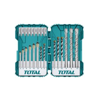 Total Drill Bits & Screwdriver Bits Set Pack of 22 TACSDL12201
