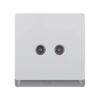 Tronic Television Socket 2 Gang