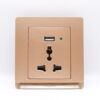 Tronic Single Socket with USB
