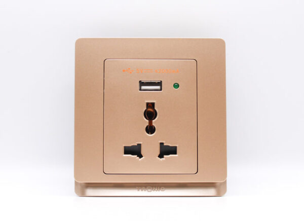 Tronic Single Socket with USB