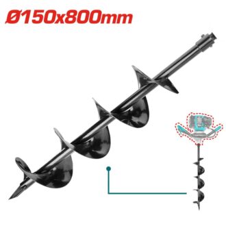 Total Earth Auger Bit φ150mm x 80cm TEA55221-2