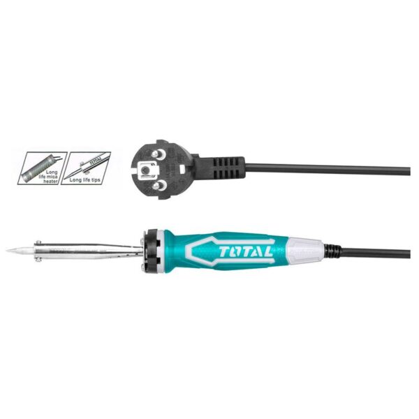 Total Electric Soldering Iron 40W with Straight Tip TET1406