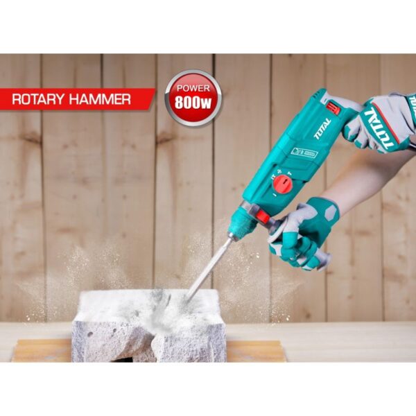 Total Rotary Hammer Drill Machine 800W SDS Plus TH308266