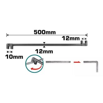 Total Bending Bar Size 10mm & 12mm THBEB10122