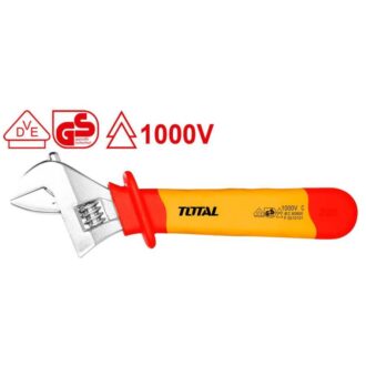 Total Adjustable Wrench 10" Insulated THIADW101