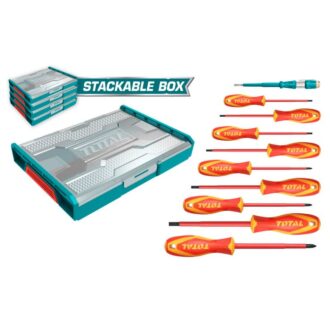 Total Tool Box Hand Tools 10pcs Set Insulated THKTV02S101