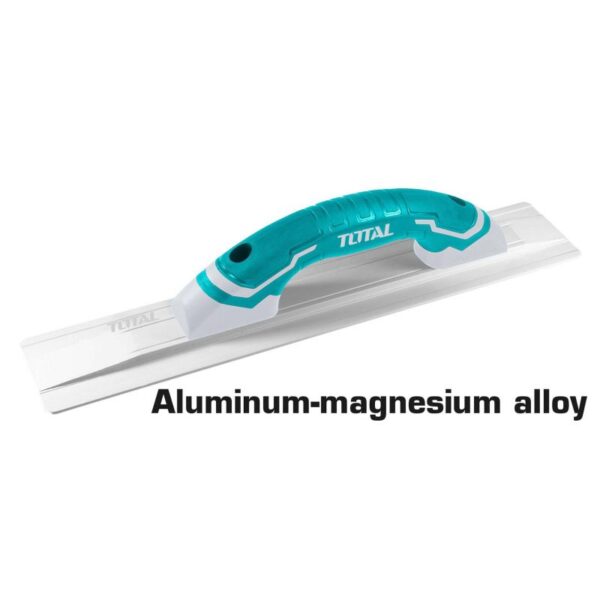 Total Plastering Trowel 400 x 80mm Beveled & Magnesium Hand Float THPTM40801
