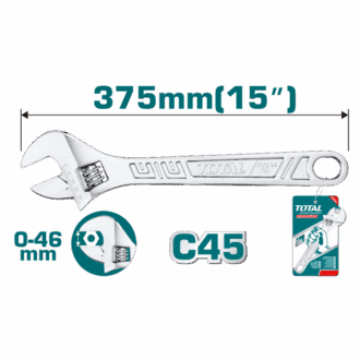 Total Adjustable Wrench 15" THT1010153