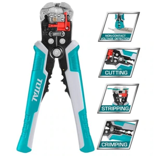 Total Wire Stripping Plier Intelligent Voltage Detecting THT152429