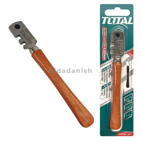 Total Heavy Duty Glass Cutter 130mm THT561301