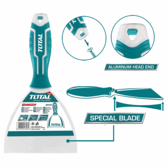 Total Putty Trowel 150mm Aluminum Head THT6831506
