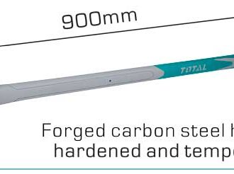 Total Stone Hammer Fiberglass Handle 5kg THT720516
