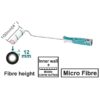Total Paint Brush Roller 4" Micro Fibre THT8541D