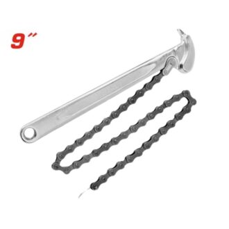 Total Chain Wrench 9" Drop Forged with Heat Treatment, Chrome Plated THTCPW0916