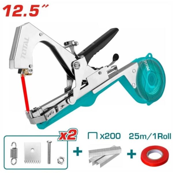 Total Garden Plant Tying Machine 12.5" for Branches, Vines, Crops Such as Grapes, Tomatoes, Cucumbers, Melons, Eggplants THTPTM1251