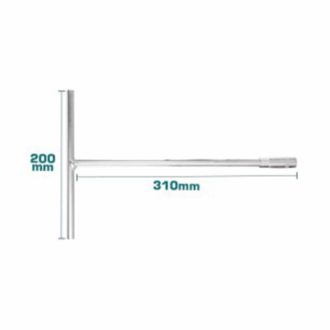Total Socket Wrench T-Handle 10mm THTSW1006