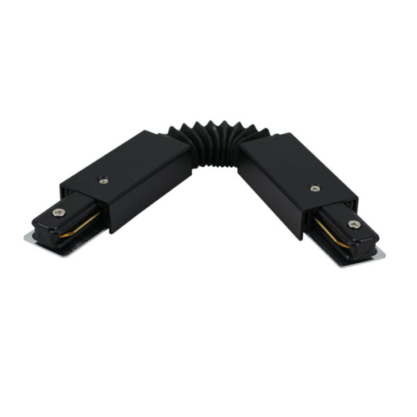Tronic Black Tracklight Connector with 2 Wires